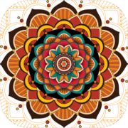 Mandala Paint: Color by Number