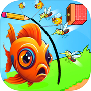 Play draw to save fish Puzzle dom