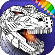 Play Dino Robots Coloring for Boys