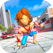 Play Superhero Fight-Alien Attack