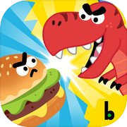 Play Gogo Food vs Dinos