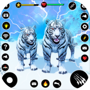 White Tiger Family Simulation