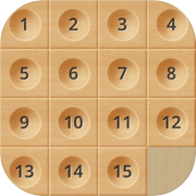 Play Sliding Puzzle: Wooden Classic
