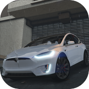 Play Car Stunts Tesla X Simulator