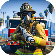 Firefighter Fire Truck Game 3D