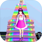 Play Anime School Girl Parkour 3D