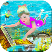 Play Kids Swimming Adventure : Impossible Treasure Hunt