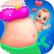 Mermaid Pregnant Mommy Daycare