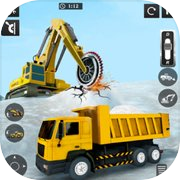 Snow Excavator Crane Simulator