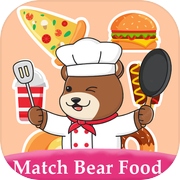 Bear Food Match:3D Fast Foodle