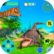 Play Angry Tiger Wild Crocodile Sim