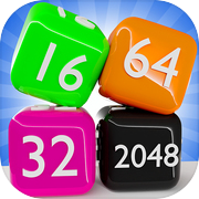 2048 Number Cubes Merge Puzzle