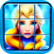 Play Ice Queen Frost Glide Puzzle