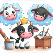 Bull Love Cow Puzzle Game