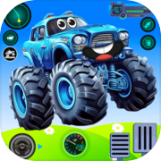 Monster Trucks Stunt Race Game