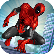 Play Flying Iron Spider - Rope Superhero