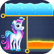 Play Unicorn Pull the Pin Puzzle