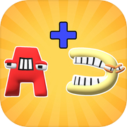 Play Merge Alphabet: Monster 3D Run