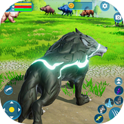 Play Virtual Wild Wolf Family Sim