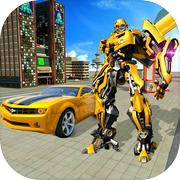 Play Real Robot Car Transformer War