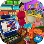 Play Virtual Mother Simulator Supermarket Shopping Game