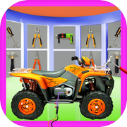 Play Quad Bike Repair Mechanic Workshop: Car Wash Salon