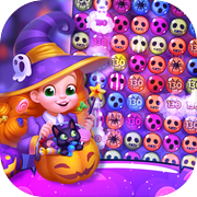 Game Match 3 - Candy Halloween