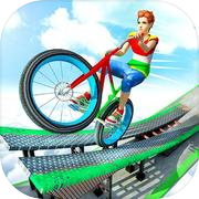 Play BMX Cycle Stunt Impossible Tracks