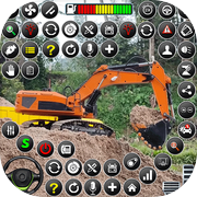 Sand Excavator JCB Truck 3D