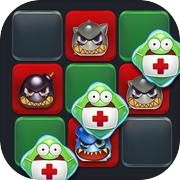 Play MatchCure - Block puzzle for crushing virus