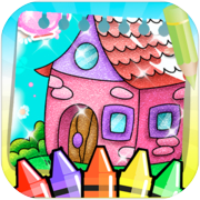 Play Sanrio House coloring drawing