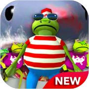 Play Amazing Frog 3D - SHARKS GO BOOM!