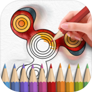 Play Fidget Spinner Coloring Books