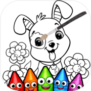 Play dog coloring