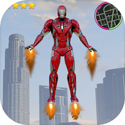 Play Flying Iron Super Power Gangster Crime Simulator