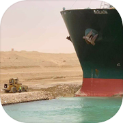 Steer through the Suez Canal