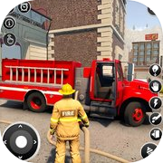 US Fire Truck Firefighter Game