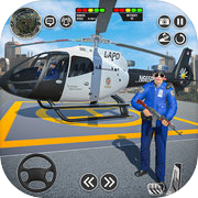 US Police Helicopter Chase 3D