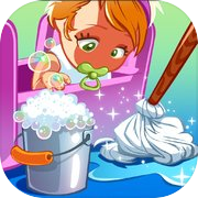 Play Baby House Cleaning Game