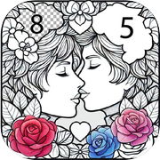 Romance color by number