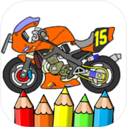 ninja motorbike coloring