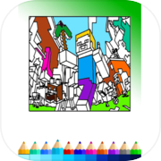 Play Coloring Books - Mine Craft
