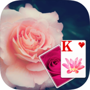 Play Solitaire Purple Rose Theme