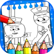 Play Apple And Onion -Coloring Book