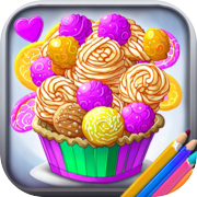 Sweets coloring book