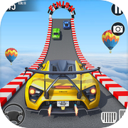 Mega Ramp Stunt Race Car Games