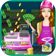 Play Cash Register Supermarket Girl