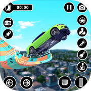 Mega Car Stunt Driving Race