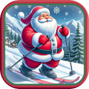 Play Santa's Slippery Slope Ski Sim