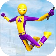 Grand Stickman: Rope Hero Game